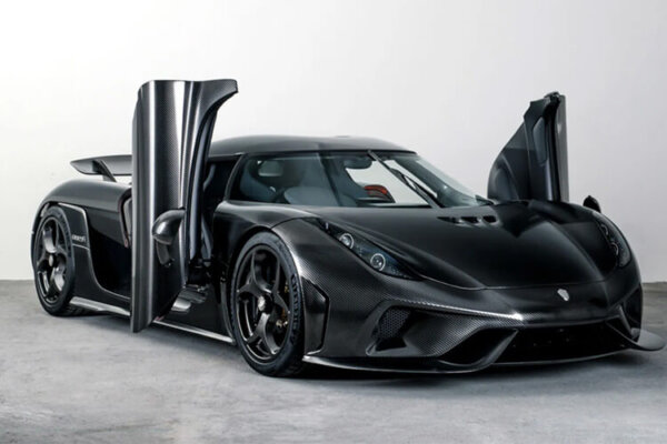 carbon fiber car top view