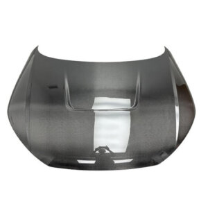 audi tt carbon fiber hood side view