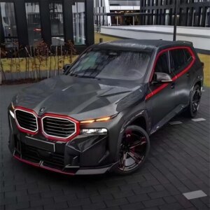bmw xm koolstofvezel bovenaanzicht