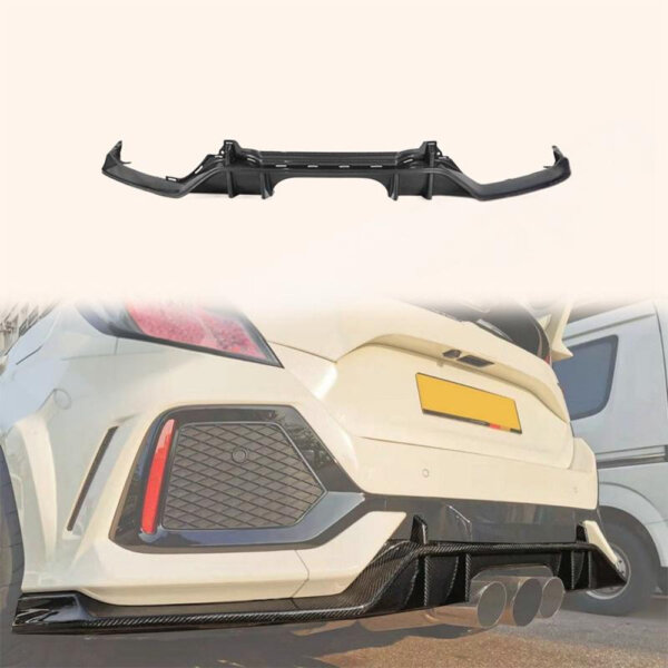 Vue isométrique en fibre de carbone de la Civic Sport 2020