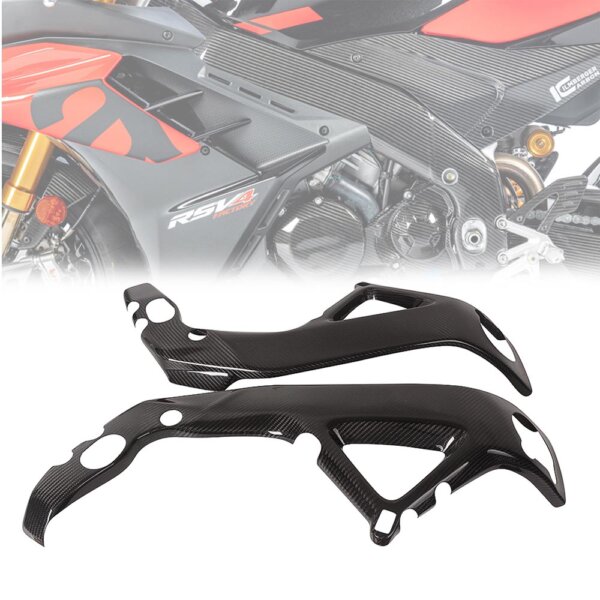 aprilia tuono carbon fiber parts angled view