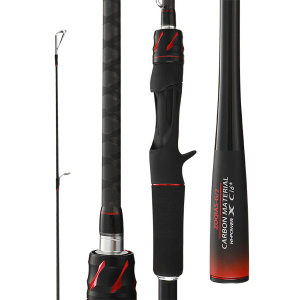 carbon fiber fishing rods front view