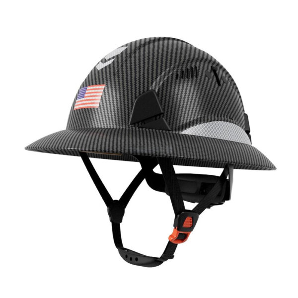 carbon fiber hard hat black