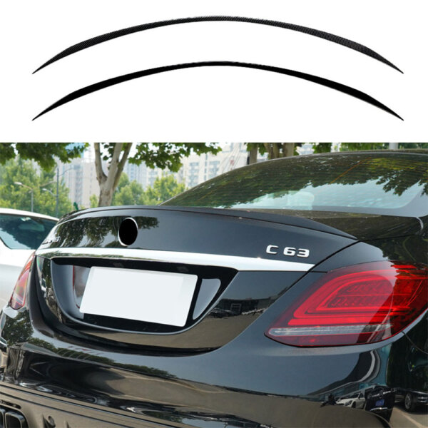 carbon fiber rear wing isometric view