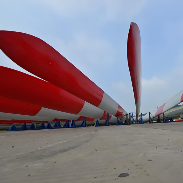 carbon fiber wind power front view
