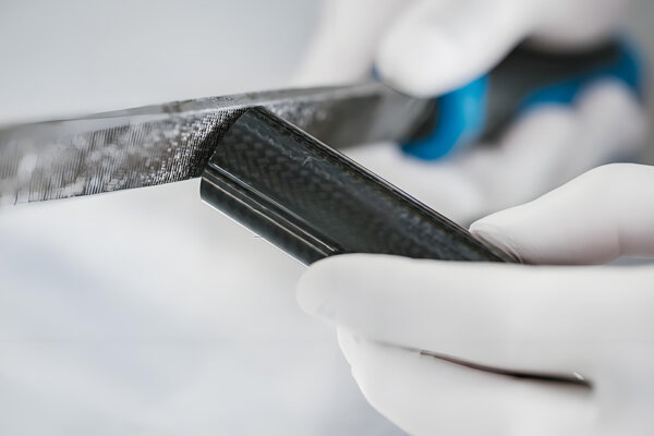 can you sand carbon fiber