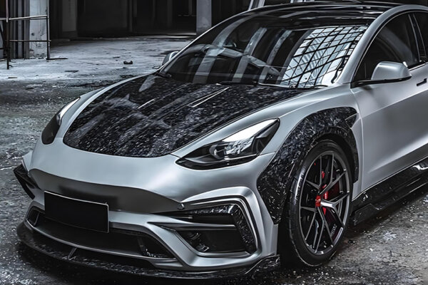 Porsche en fibre de carbone forgée