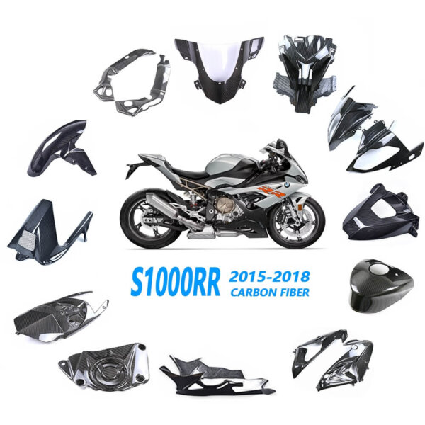 bmw s1000rr oglekļa šķiedras virsbūves komplekts 2015. gadam