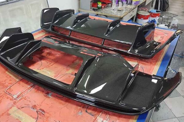 how is carbon fiber part made