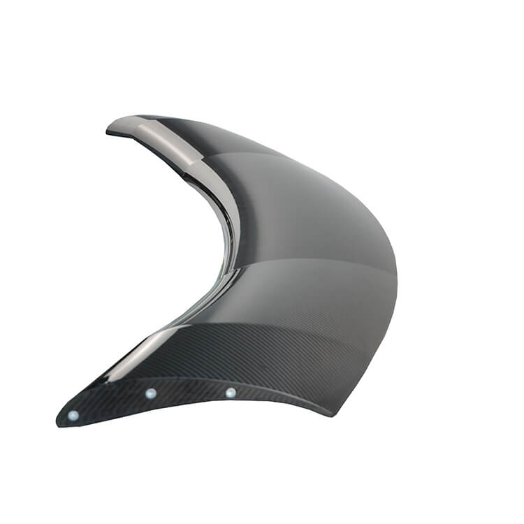 carbon fiber spoiler front view