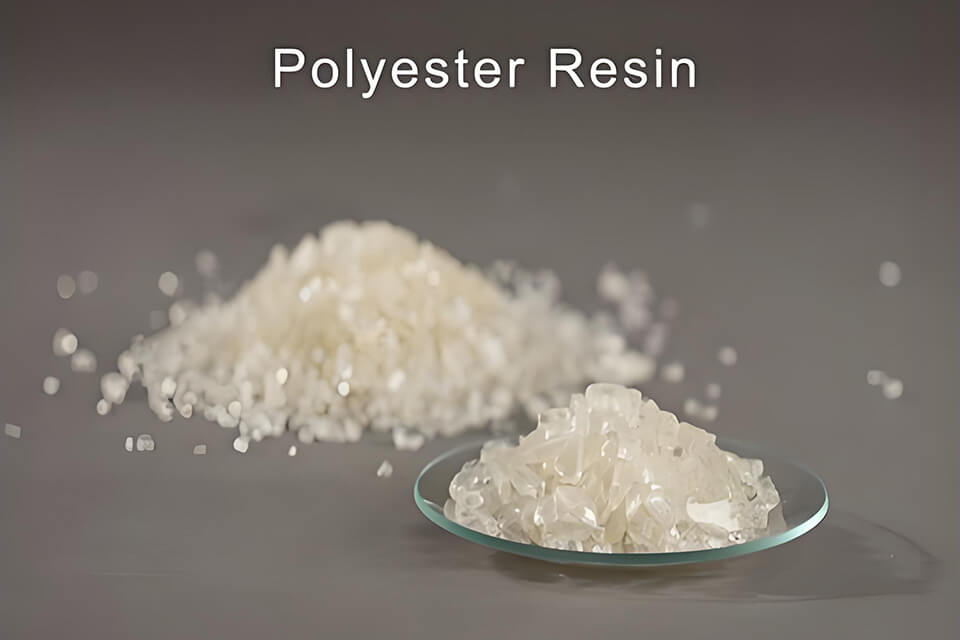 epoxy or polyester resin