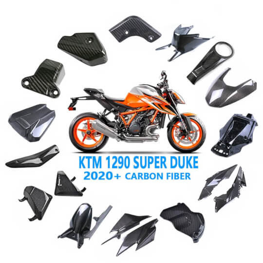 KTM 1290 سوبر دوك R سوبر دوك R قطع غيار من ألياف الكربون