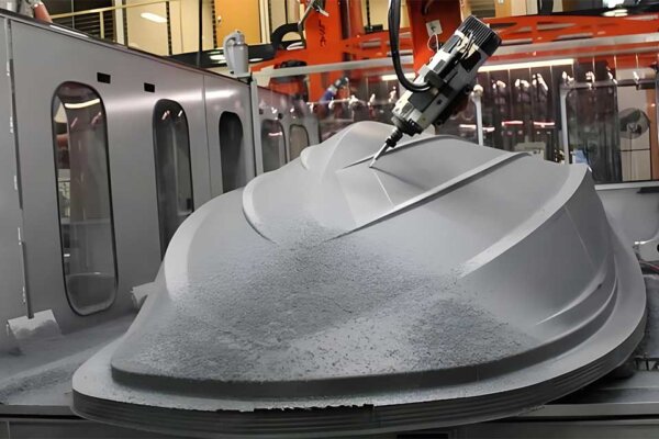 Geïntegreerde productie van composietmaterialen