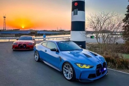 carbon fiber do to three cars