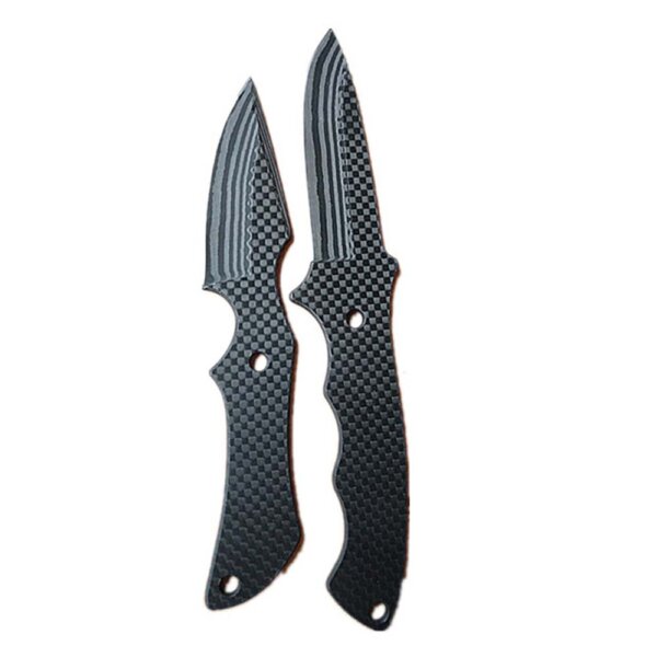 two carbon fiber knives